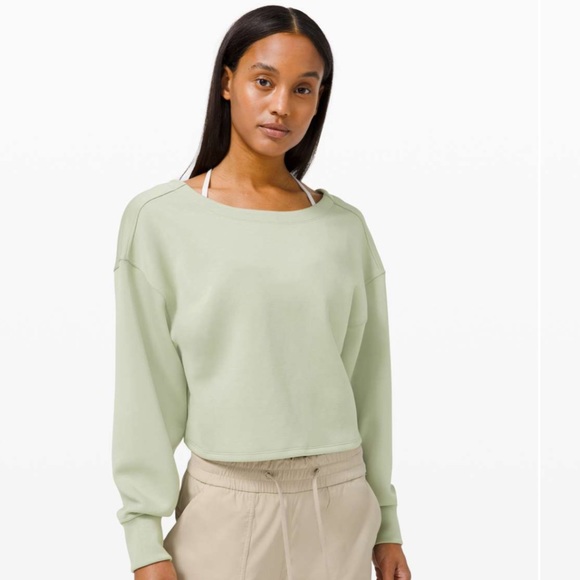 Lululemon Twist Back to Front Pullover Green Fern - Picture 6 of 6